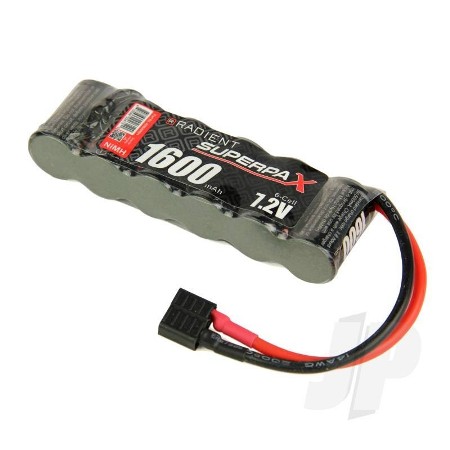 Radient Stick pack NiMh 2/3A 7,2V 1600 mAh connettore Deans